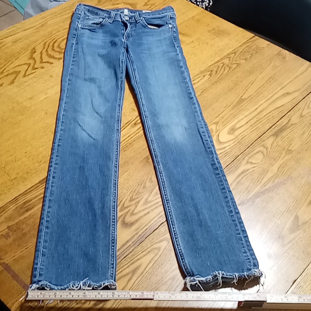 RAG & BONE Jeans Womens 24 BLUE STRAIGHT LEG Preowned Denim Skinny ??